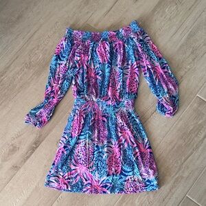 Lilly Pulitzer Vibrant Off-Shoulder dress